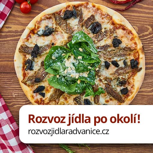 banner Rozvoz jídla Radvanice